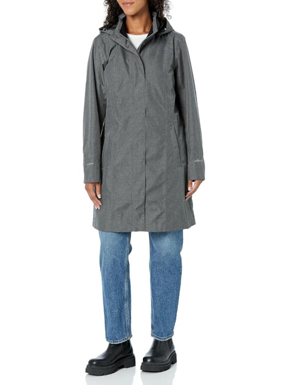 Stylish Women's Hooded Waterproof Trench Coat for Travel & Everyday Wear